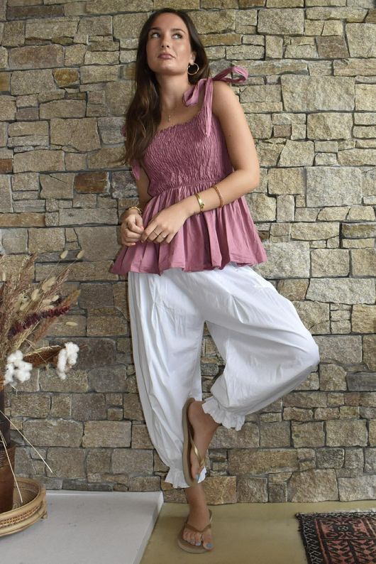 Paloma Bandeau Cami Indian Pink